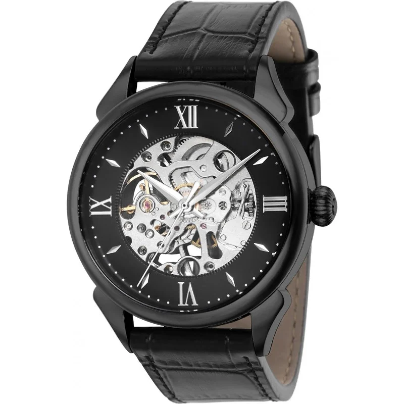 Watches with adjustable straps for a perfect fit Invicta Men's Mechanical Watch - Vintage Semi-Skeleton Dial Leather Strap | 38169 Watches with adjustable straps for a perfect fit Invicta Men's Mechanical Watch - Vintage Semi-Skeleton Dial Leather Strap | 38169