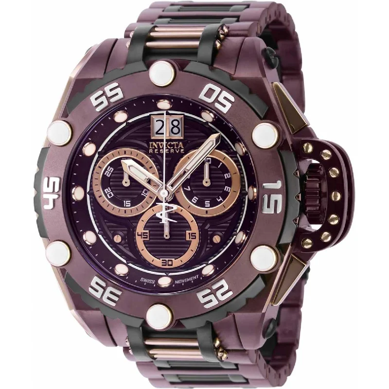 designer watches for special occasions Invicta Men's Chronograph Watch - Flying Fox Quartz Brown and Rose Gold Dial | 38740 designer watches for special occasions Invicta Men's Chronograph Watch - Flying Fox Quartz Brown and Rose Gold Dial | 38740