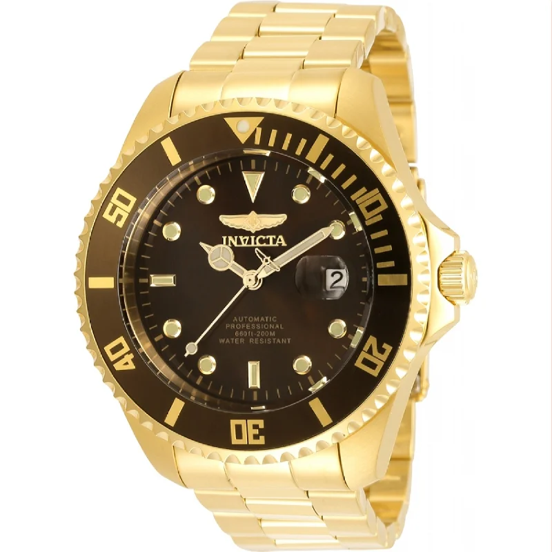 Watches with a classic look Invicta Men's 35725 Pro Diver Automatic Gold-Tone Stainless Steel Watch Watches with a classic look Invicta Men's 35725 Pro Diver Automatic Gold-Tone Stainless Steel Watch