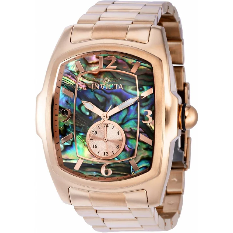 Watches with a stylish look Invicta Men's Watch - Lupah Iridescent Abalone and RG Tone Dial SS Bracelet | 39816 Watches with a stylish look Invicta Men's Watch - Lupah Iridescent Abalone and RG Tone Dial SS Bracelet | 39816