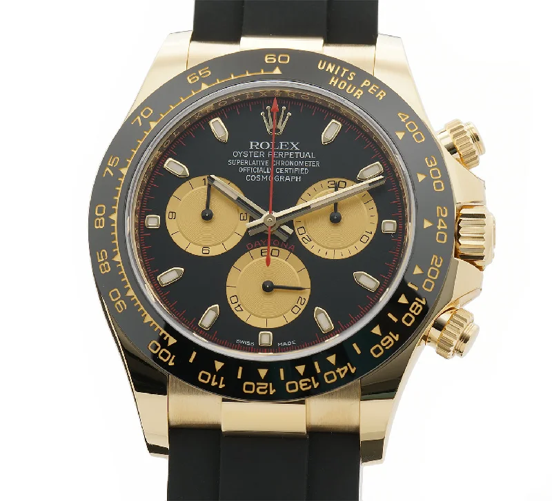 Watches with a stylish look   40mm 18k Yellow Gold Ceramic Bezel Paul Newman Dial Oysterflex