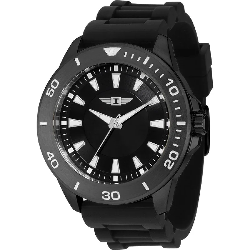 Watches for daily wear Invicta Men's Watch - I by Invicta White Accented Black Rotating Bezel | IBI36471 Watches for daily wear Invicta Men's Watch - I by Invicta White Accented Black Rotating Bezel | IBI36471