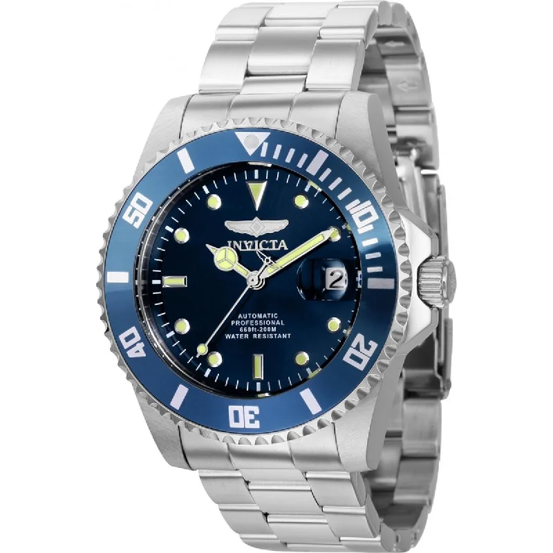 Watches with classic style for timeless appeal Invicta Men's Automatic Watch - Pro Diver Blue Dial Silver Steel Bracelet | 36972 Watches with classic style for timeless appeal Invicta Men's Automatic Watch - Pro Diver Blue Dial Silver Steel Bracelet | 36972
