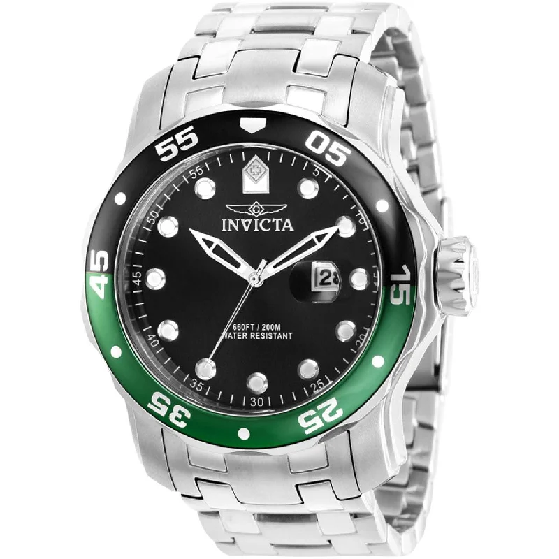 Watches with a stylish look Invicta Men's Watch - Pro Diver Black Dial Silver SS Bracelet Rotating Bezel | 39092 Watches with a stylish look Invicta Men's Watch - Pro Diver Black Dial Silver SS Bracelet Rotating Bezel | 39092