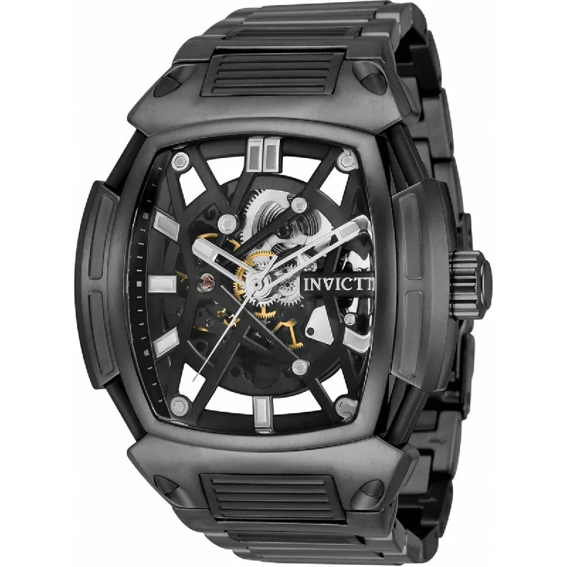 Women's dress watches with elegant straps Invicta Men's Automatic Watch - S1 Rally Diablo Black and Silver Skeleton Dial | 34635 Women's dress watches with elegant straps Invicta Men's Automatic Watch - S1 Rally Diablo Black and Silver Skeleton Dial | 34635