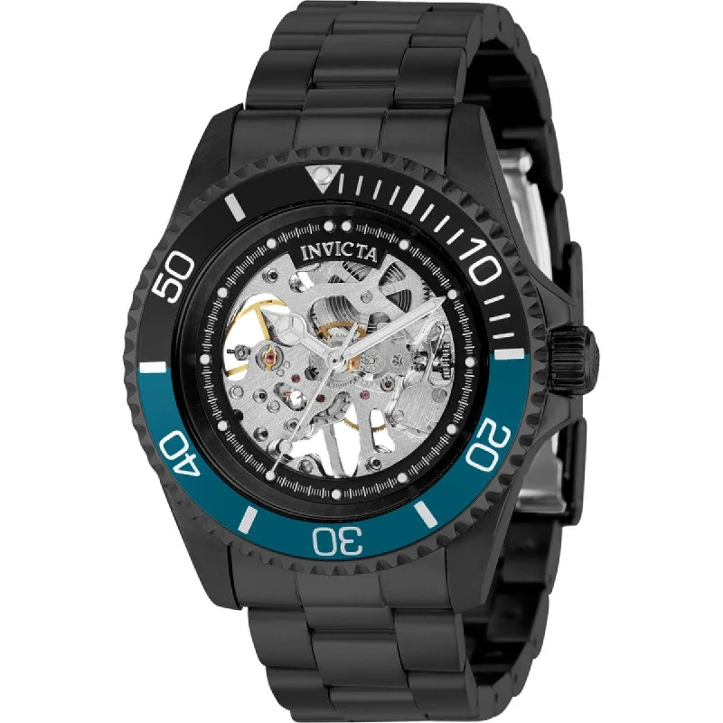 women’s watches with interchangeable bands Invicta Men's Watch - Pro Diver Mechanical Skeleton Dial Black SS Bracelet | 37882 women’s watches with interchangeable bands Invicta Men's Watch - Pro Diver Mechanical Skeleton Dial Black SS Bracelet | 37882