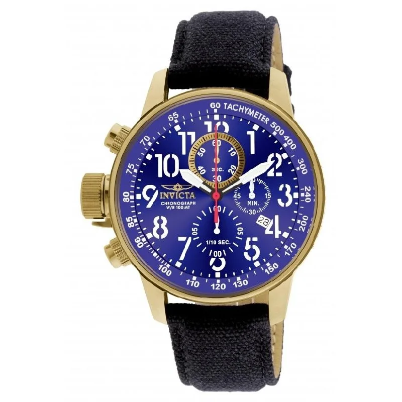 Watches with leather straps and quick release clasps Invicta Men's 1516 I-Force Lefty Multi-Function Black Riffle Watch Watches with leather straps and quick release clasps Invicta Men's 1516 I-Force Lefty Multi-Function Black Riffle Watch