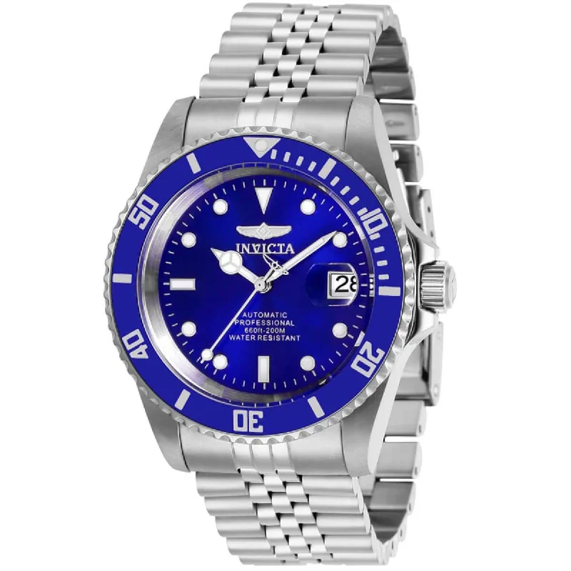 Formal watches for business people Invicta Men's Automatic Watch - Pro Diver Blue Dial Silver Tone Bracelet | 29179 Formal watches for business people Invicta Men's Automatic Watch - Pro Diver Blue Dial Silver Tone Bracelet | 29179