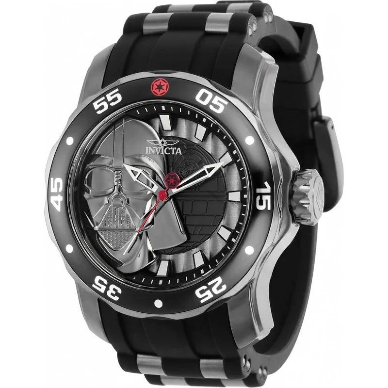 women’s watches with interchangeable bands Invicta Men's Watch - Star Wars Darth Vader Grey and Black Dial Rubber Strap | 37208 women’s watches with interchangeable bands Invicta Men's Watch - Star Wars Darth Vader Grey and Black Dial Rubber Strap | 37208