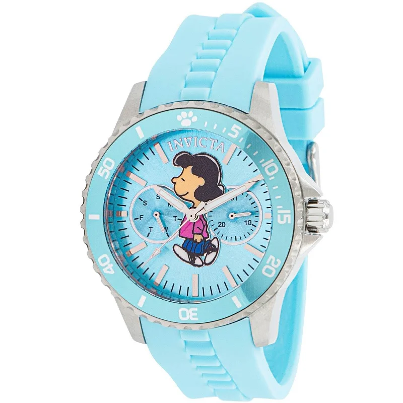 women’s watches with interchangeable bands Invicta Women's Watch - Character Collection Lucy Blue Silicone Rubber Strap | 38653 women’s watches with interchangeable bands Invicta Women's Watch - Character Collection Lucy Blue Silicone Rubber Strap | 38653