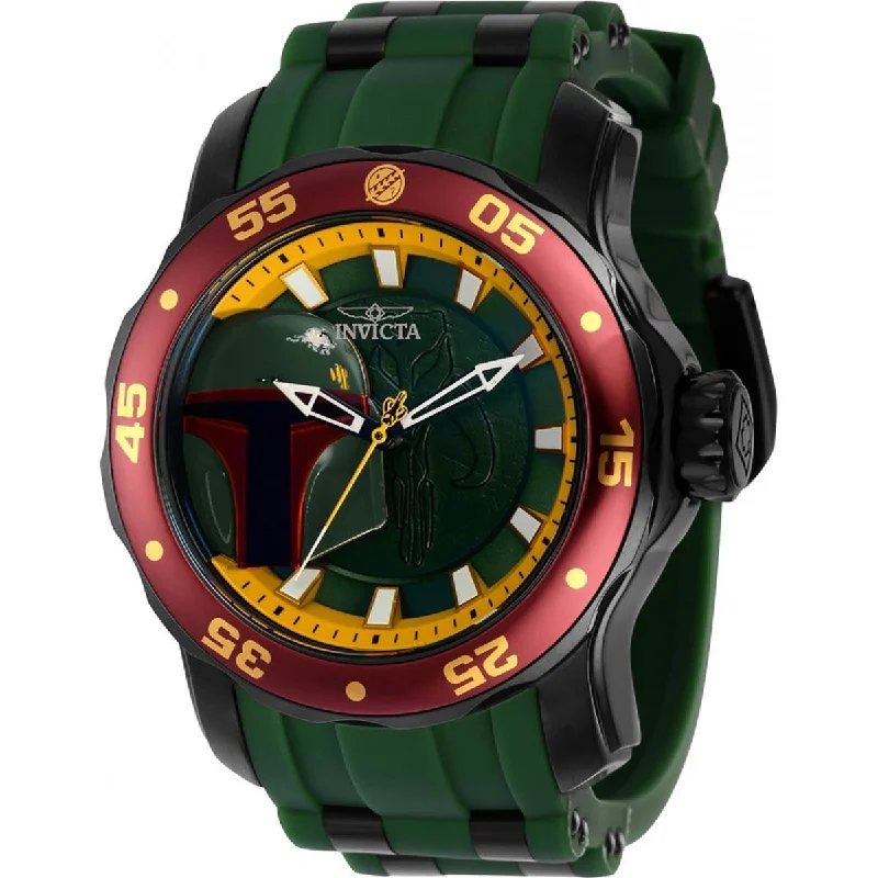 elegant dress watches for formal events Invicta Men's Watch - Star Wars Boba Fett Quartz Rotating Bezel Rubber Strap | 37209 elegant dress watches for formal events Invicta Men's Watch - Star Wars Boba Fett Quartz Rotating Bezel Rubber Strap | 37209