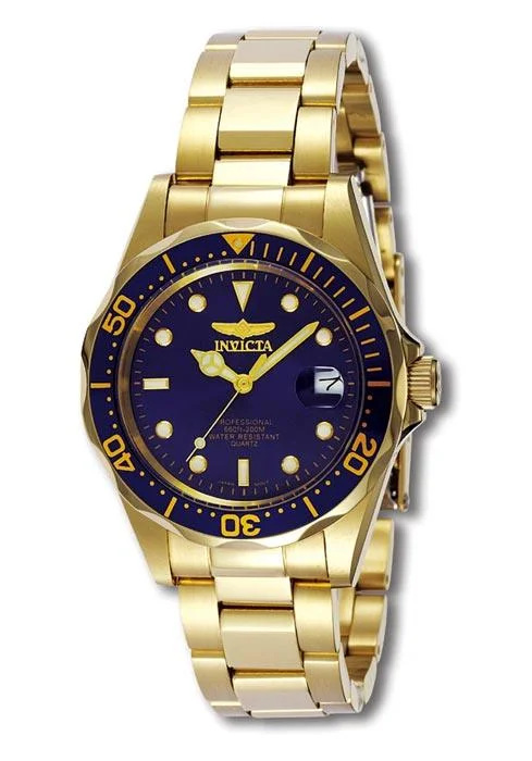 Modern design square dial watches Invicta Men's Yellow Gold Steel Watch - Pro Diver Quartz Blue Dial Date | 8937 Modern design square dial watches Invicta Men's Yellow Gold Steel Watch - Pro Diver Quartz Blue Dial Date | 8937