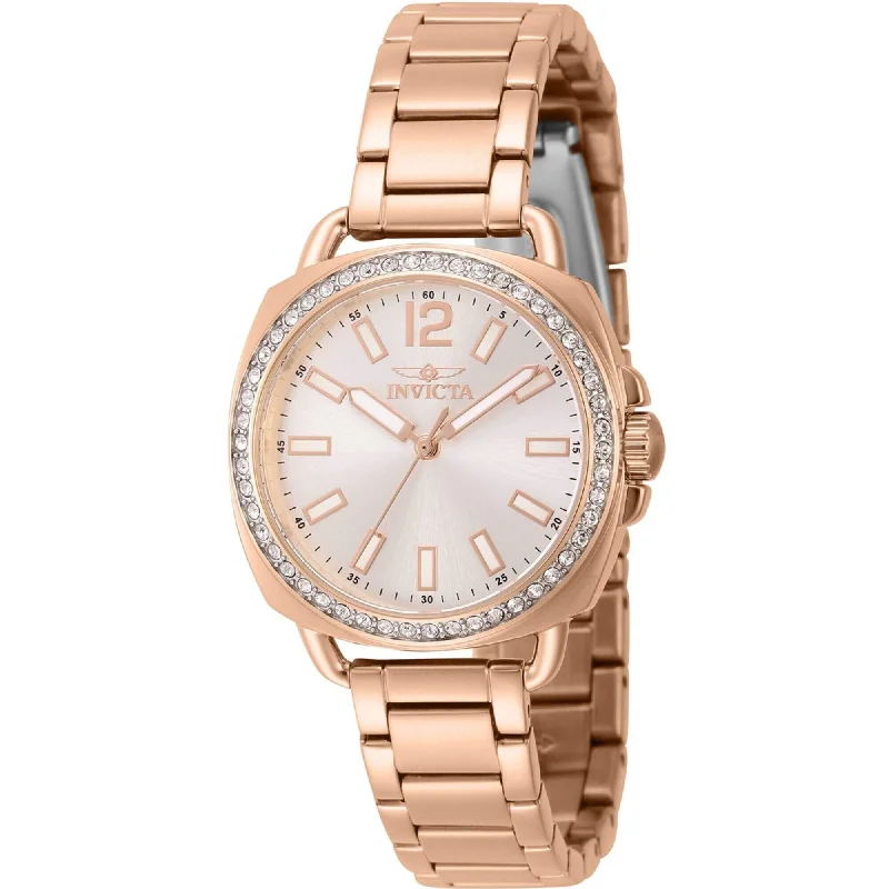 Luxury quartz watches with high-end movements Invicta Women's Watch - Wildflower Quartz Crystal Bezel Silver Tone Dial | 46343 Luxury quartz watches with high-end movements Invicta Women's Watch - Wildflower Quartz Crystal Bezel Silver Tone Dial | 46343