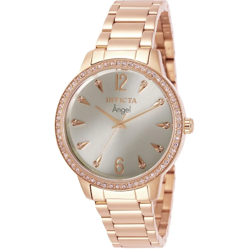 elegant dress watches for formal events Invicta Women's Watch - Angel Quartz Rose Gold Stainless Steel Case Bracelet | 31369 elegant dress watches for formal events Invicta Women's Watch - Angel Quartz Rose Gold Stainless Steel Case Bracelet | 31369