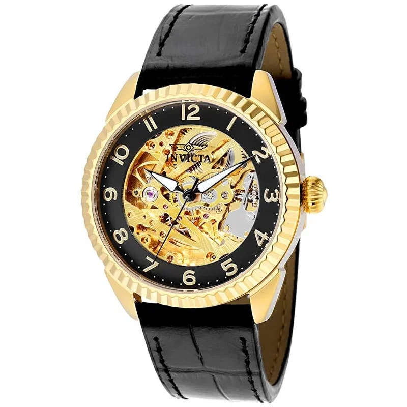 Formal watches for evening events Invicta Women's Automatic Watch - Specialty Black Genuine Leather Strap | 36569 Formal watches for evening events Invicta Women's Automatic Watch - Specialty Black Genuine Leather Strap | 36569