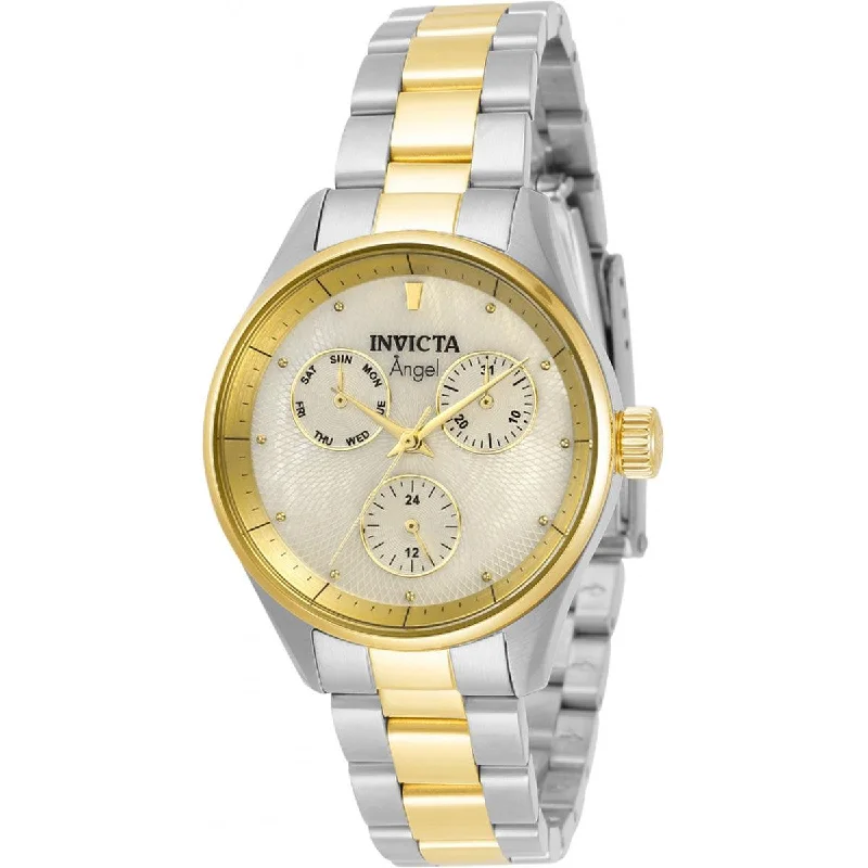 Watches for special occasions Invicta Women's Watch - Angel Mother of Pearl Dial Stainless Steel Bracelet | 31365 Watches for special occasions Invicta Women's Watch - Angel Mother of Pearl Dial Stainless Steel Bracelet | 31365