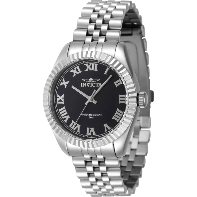 Watches with adjustable straps for a perfect fit Invicta Women's Watch - Specialty Black Dial Silver Steel Bracelet Quartz | 47408 Watches with adjustable straps for a perfect fit Invicta Women's Watch - Specialty Black Dial Silver Steel Bracelet Quartz | 47408