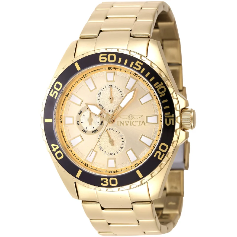 watches with custom engravings for gifts Invicta Men's Quartz Watch - Pro Diver Yellow Gold IP Stainless Steel Bracelet | 47577 watches with custom engravings for gifts Invicta Men's Quartz Watch - Pro Diver Yellow Gold IP Stainless Steel Bracelet | 47577