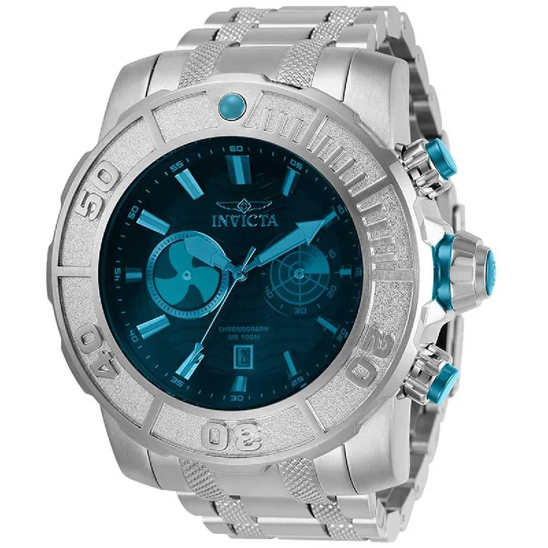 Watches for special occasions Invicta Men's Chrono Watch - Coalition Forces Quartz Blue Dial Silver Steel | 29935 Watches for special occasions Invicta Men's Chrono Watch - Coalition Forces Quartz Blue Dial Silver Steel | 29935