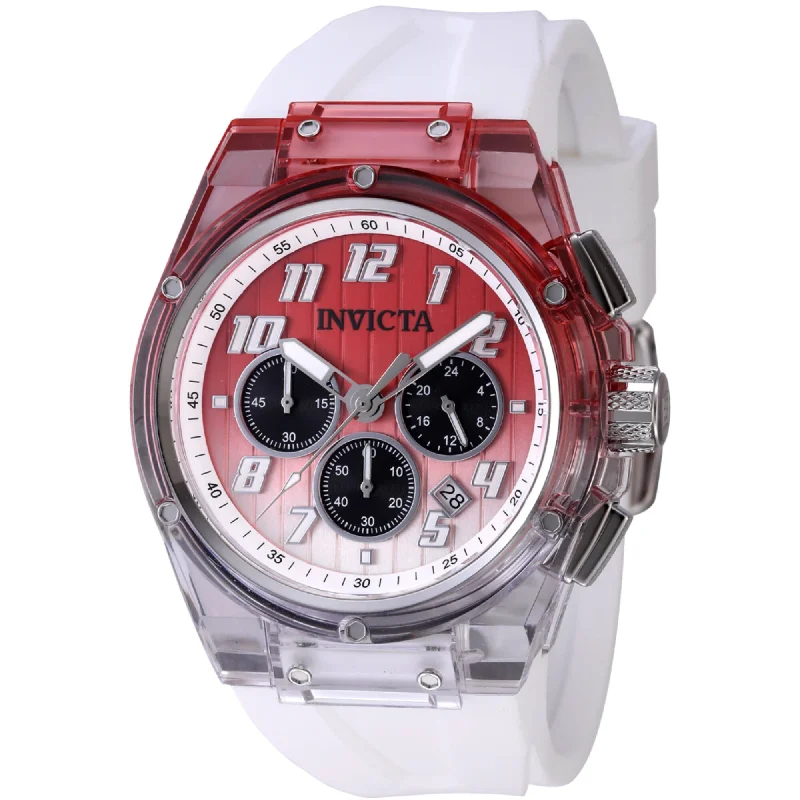 Watches with a luxurious look Invicta Men's Watch - S1 Rally Chronograph Black, Orange, Metallic White Dial | 47346 Watches with a luxurious look Invicta Men's Watch - S1 Rally Chronograph Black, Orange, Metallic White Dial | 47346