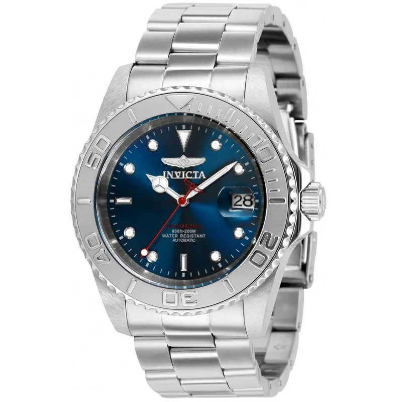 Modern design square dial watches Invicta Men's Automatic Watch - Pro Diver Blue Dial Silver Steel Bracelet | 36746 Modern design square dial watches Invicta Men's Automatic Watch - Pro Diver Blue Dial Silver Steel Bracelet | 36746