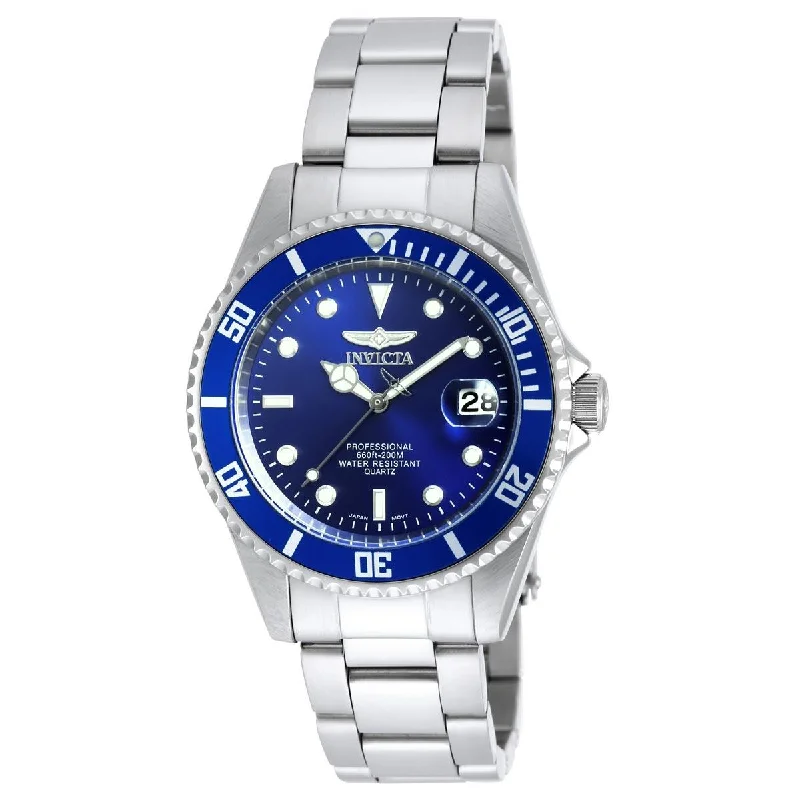 Watches with leather straps and quick release clasps Invicta Men's Stainless Steel Quartz Watch - Pro Diver Blue Dial Bracelet | 9204OB Watches with leather straps and quick release clasps Invicta Men's Stainless Steel Quartz Watch - Pro Diver Blue Dial Bracelet | 9204OB