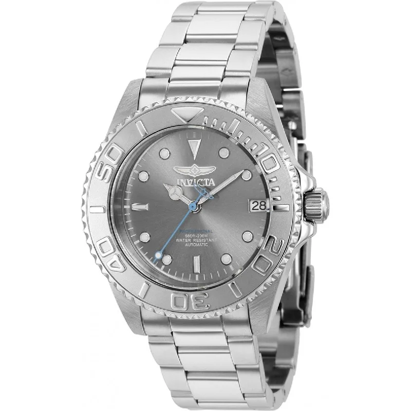 Watches for daily wear Invicta Women's Automatic Watch - Pro Diver Grey Dial Silver Steel Bracelet | 36768 Watches for daily wear Invicta Women's Automatic Watch - Pro Diver Grey Dial Silver Steel Bracelet | 36768