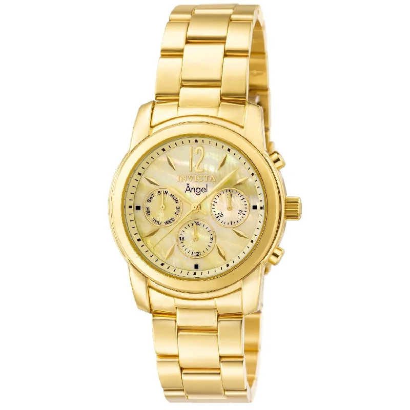 Luxury brand automatic watches for men Invicta Women's 0466 Angel Multi-Function Gold-Tone Stainless Steel Watch Luxury brand automatic watches for men Invicta Women's 0466 Angel Multi-Function Gold-Tone Stainless Steel Watch