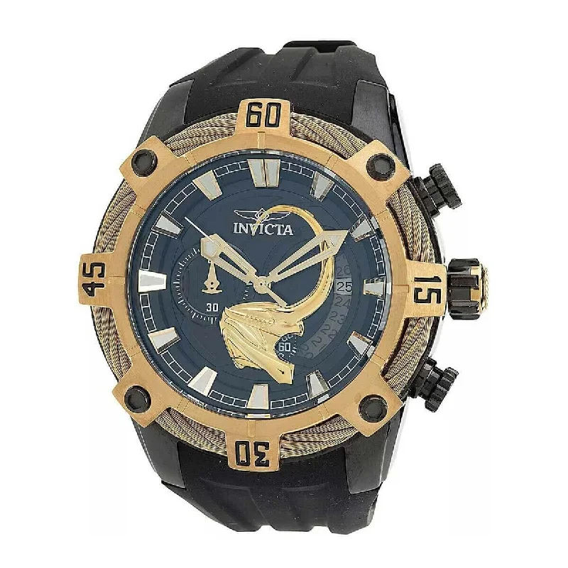 Watches with a stylish look Invicta Men's Watch - Marvel Loki Chrono Black and Gold Dial Silicone Strap | 37605 Watches with a stylish look Invicta Men's Watch - Marvel Loki Chrono Black and Gold Dial Silicone Strap | 37605
