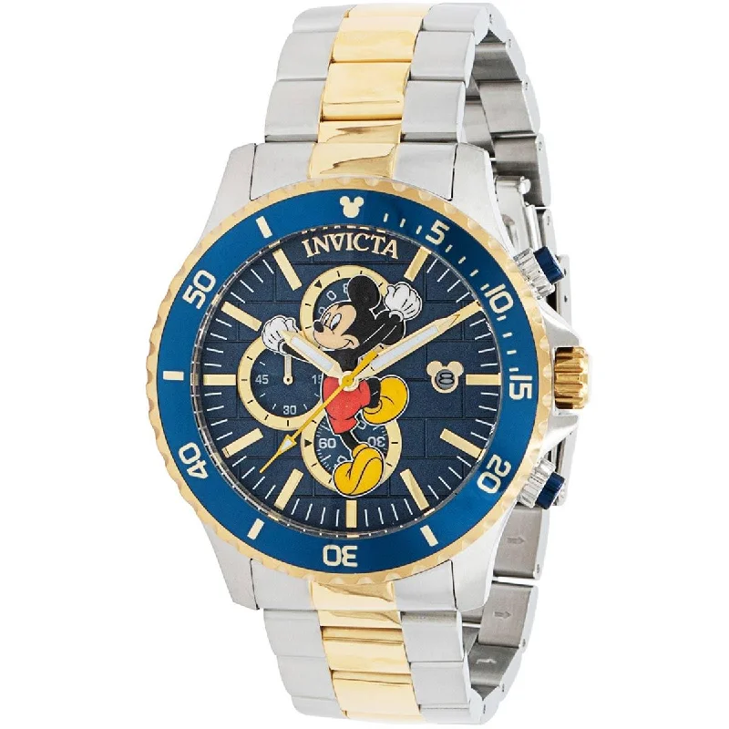 classic pocket watches for collectors Invicta Men's Watch - Disney Mickey Mouse Chronograph Two Tone SS Bracelet | 39521 classic pocket watches for collectors Invicta Men's Watch - Disney Mickey Mouse Chronograph Two Tone SS Bracelet | 39521