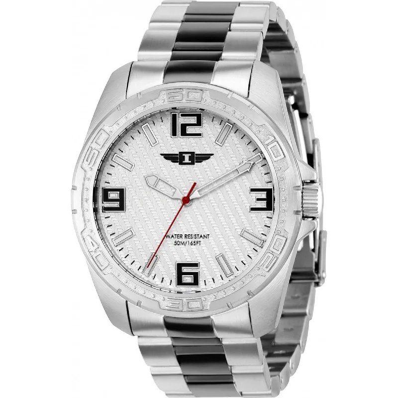 Watches made for exclusive collectors   Invicta Men's Watch - I by Invicta Quartz Silver and Black Steel Bracelet | IBI36493