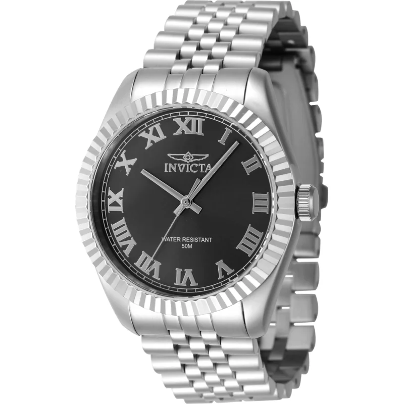 Watches for special occasions   Invicta Men's Watch - Specialty Black Dial Stainless Steel Bracelet Quartz | 47396