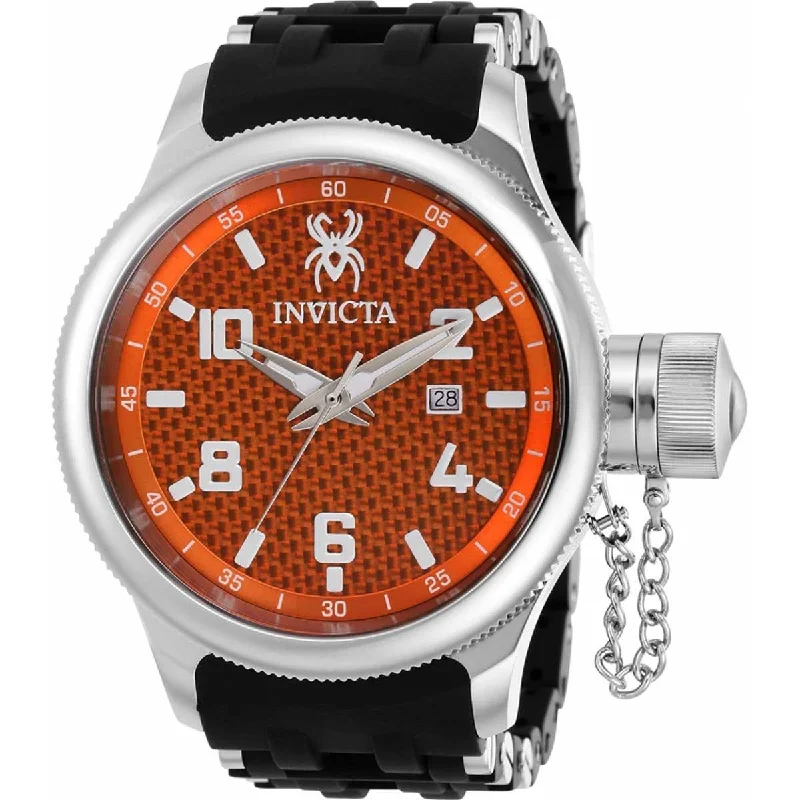 Watches with a stylish look Invicta Men's Swiss Quartz Watch - Russian Diver Orange Dial Rubber Strap | 36978 Watches with a stylish look Invicta Men's Swiss Quartz Watch - Russian Diver Orange Dial Rubber Strap | 36978