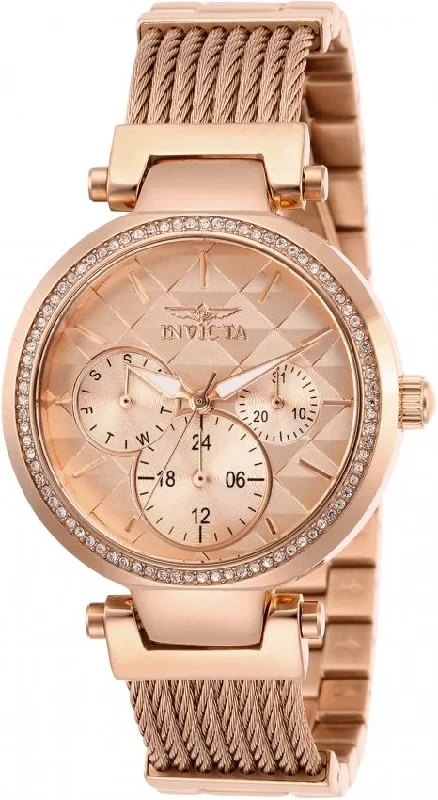 women’s watches with interchangeable bands Invicta Women's 28920 Angel Rose-Tone Silver Watch women’s watches with interchangeable bands Invicta Women's 28920 Angel Rose-Tone Silver Watch