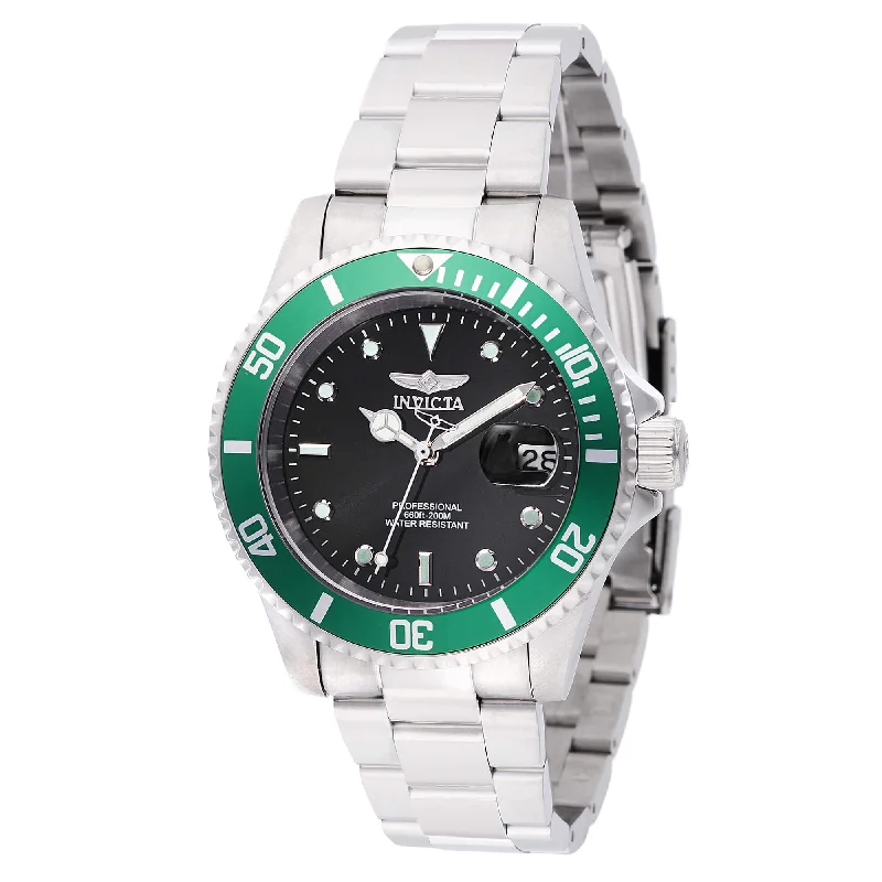 Luxury brand automatic watches for men Invicta Men's Dive Watch - Pro Diver Quartz Black Dial Green Rotating Bezel | 47353 Luxury brand automatic watches for men Invicta Men's Dive Watch - Pro Diver Quartz Black Dial Green Rotating Bezel | 47353