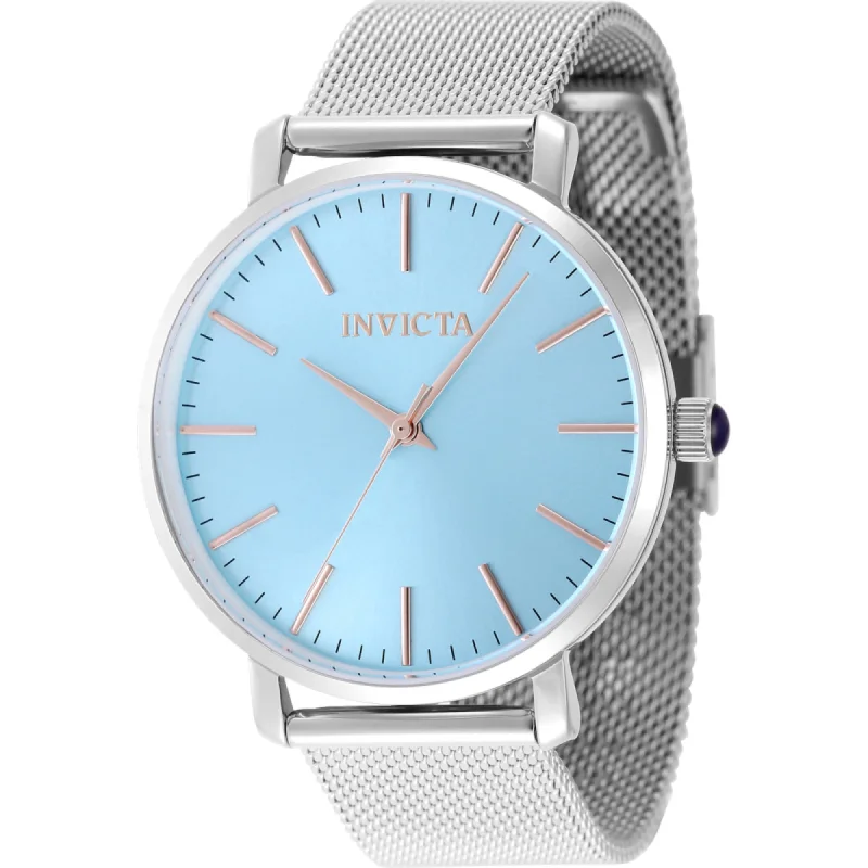 watches with custom engravings for gifts Invicta Women's Watch - Angel Quartz Tiffany Blue Dial Steel Mesh Bracelet | 48844 watches with custom engravings for gifts Invicta Women's Watch - Angel Quartz Tiffany Blue Dial Steel Mesh Bracelet | 48844