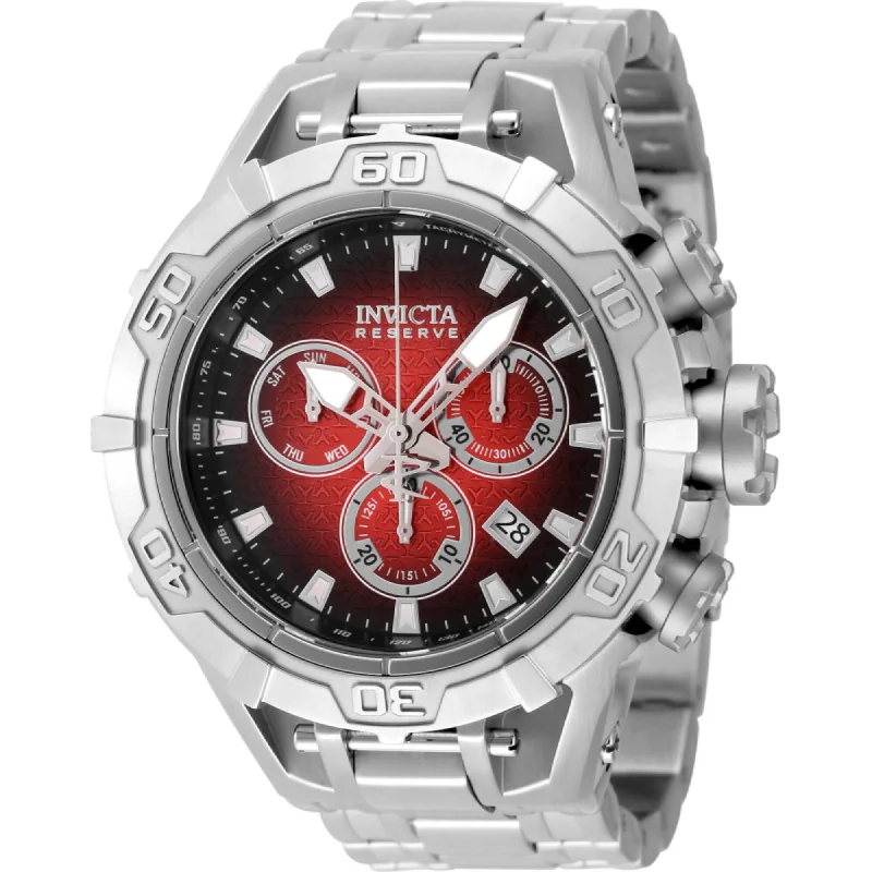 Watches with classic style for timeless appeal Invicta Men's Watch - Reserve Ocean Warrior Chronograph Red and Black Dial | 47849 Watches with classic style for timeless appeal Invicta Men's Watch - Reserve Ocean Warrior Chronograph Red and Black Dial | 47849