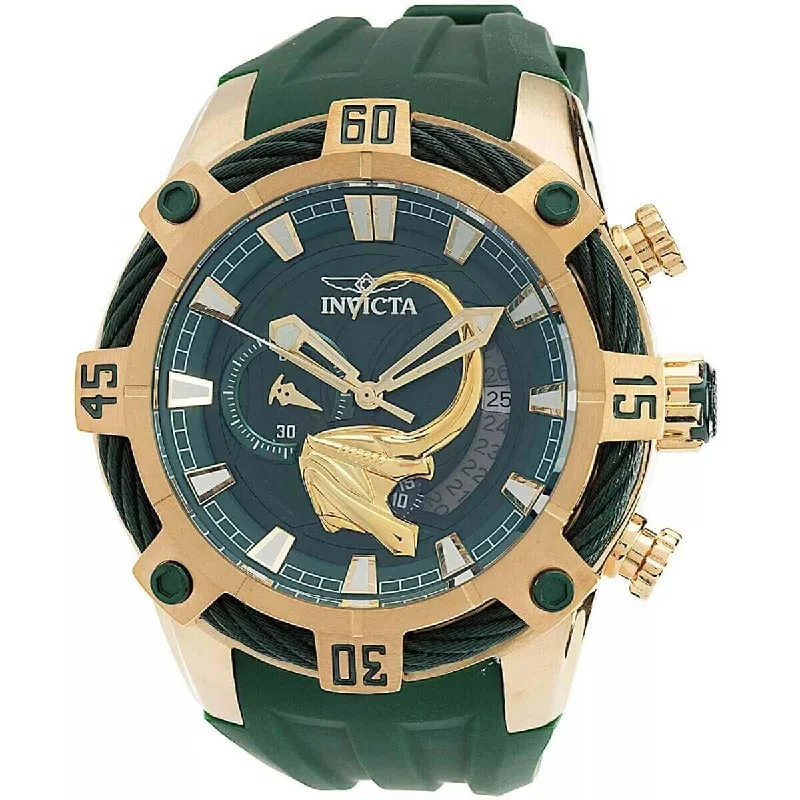 Watches with a luxurious look Invicta Men's Watch - Marvel Loki Chrono Green and Gold Dial Silicone Strap | 37604 Watches with a luxurious look Invicta Men's Watch - Marvel Loki Chrono Green and Gold Dial Silicone Strap | 37604