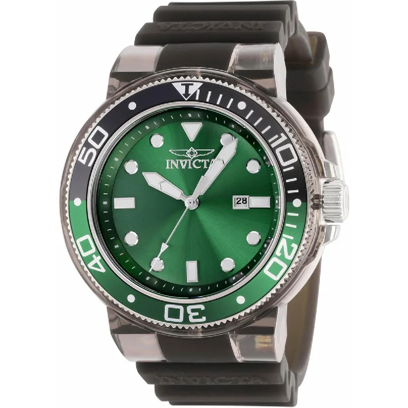 elegant dress watches for formal events Invicta Men's Quartz Watch - Pro Diver Green Dial Black Silicone Rubber Strap | 38885 elegant dress watches for formal events Invicta Men's Quartz Watch - Pro Diver Green Dial Black Silicone Rubber Strap | 38885