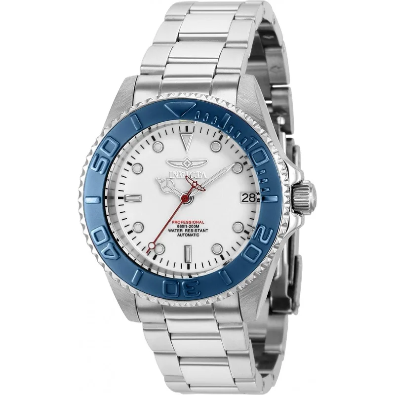 stylish watches for everyday wear Invicta Women's Automatic Watch - Pro Diver Blue Bezel Silver Steel Bracelet | 36771 stylish watches for everyday wear Invicta Women's Automatic Watch - Pro Diver Blue Bezel Silver Steel Bracelet | 36771