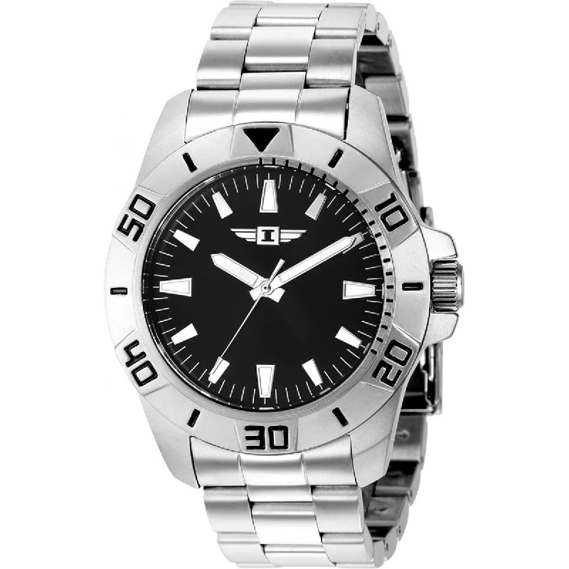 Luxury brand automatic watches for men Invicta Men's Watch - I by Invicta Black Accented Silver Rotating Bezel | IBI36473 Luxury brand automatic watches for men Invicta Men's Watch - I by Invicta Black Accented Silver Rotating Bezel | IBI36473
