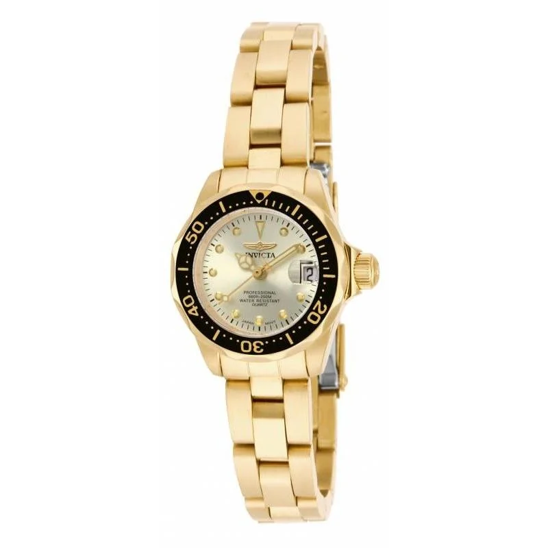 best luxury watches for men   Invicta Women's 17038 Pro Diver Gold-Tone Stainless Steel Watch