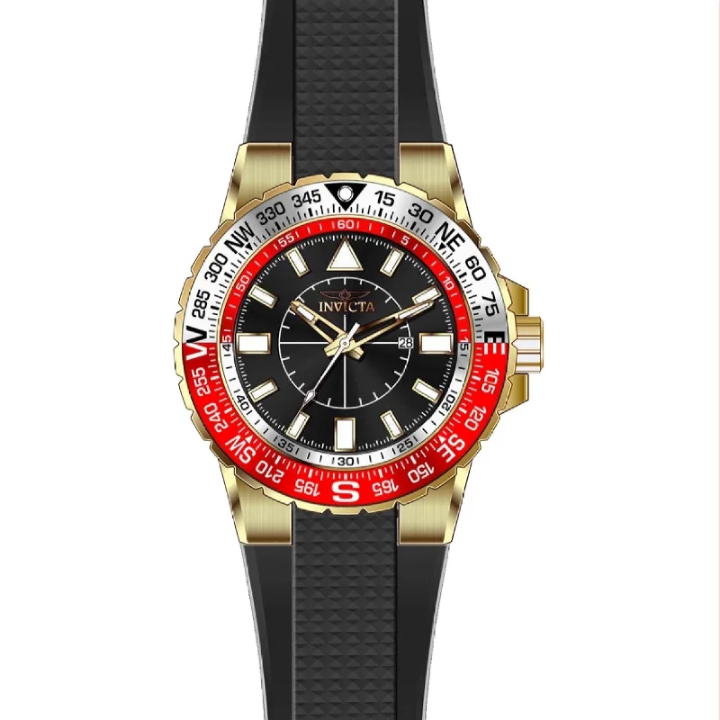 Luxury quartz watches with high-end movements Invicta Men's 19271 Aviator Black Silicone Watch Luxury quartz watches with high-end movements Invicta Men's 19271 Aviator Black Silicone Watch