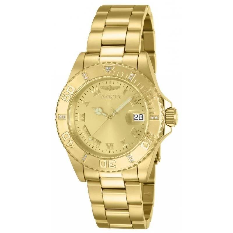 Watches with classic style for timeless appeal Invicta Men's 12820 Pro Diver Gold-Tone Stainless Steel Watch Watches with classic style for timeless appeal Invicta Men's 12820 Pro Diver Gold-Tone Stainless Steel Watch
