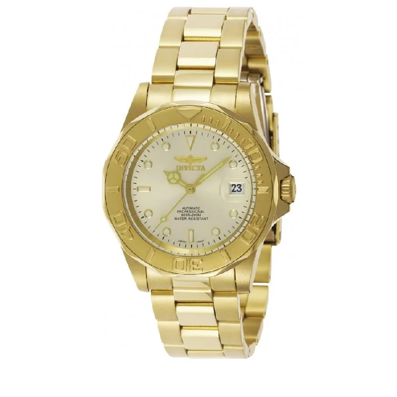 Watches for special occasions   Invicta Men's 9010 Pro Diver Gold-Tone Stainless Steel Watch