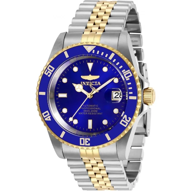Modern design square dial watches Invicta Men's Automatic Watch - Pro Diver Blue Dial Two Tone Bracelet | 29182 Modern design square dial watches Invicta Men's Automatic Watch - Pro Diver Blue Dial Two Tone Bracelet | 29182