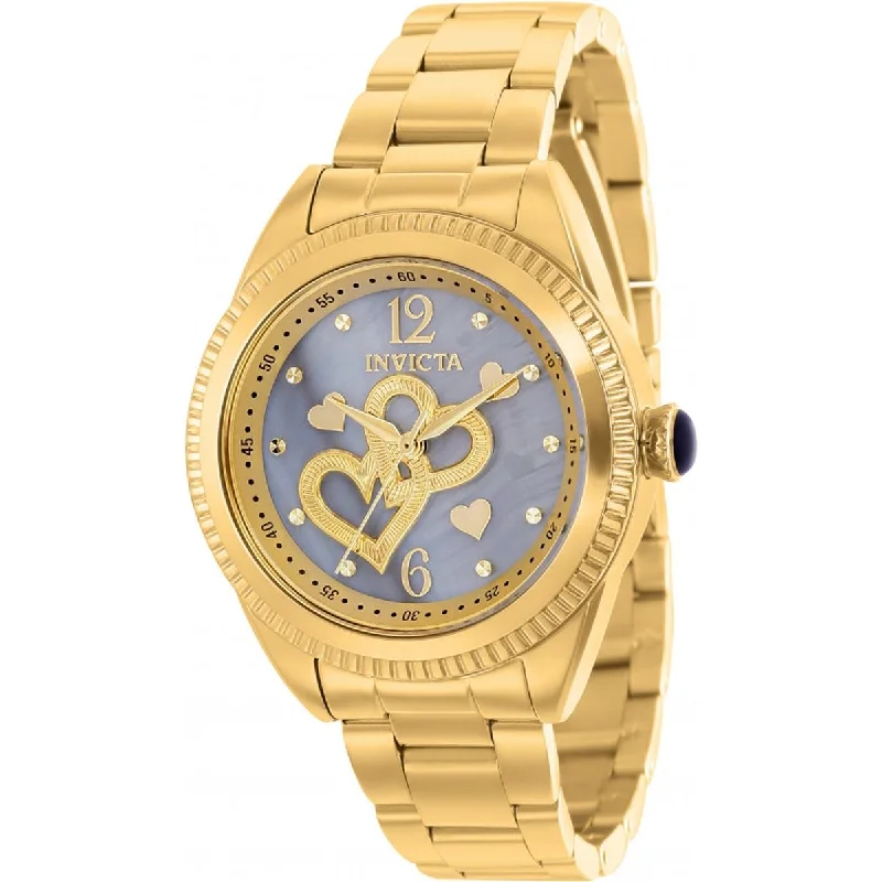designer watches for special occasions Invicta Women's Watch - Angel Quartz Double Heart Design Dial Steel Bracelet | 37120 designer watches for special occasions Invicta Women's Watch - Angel Quartz Double Heart Design Dial Steel Bracelet | 37120
