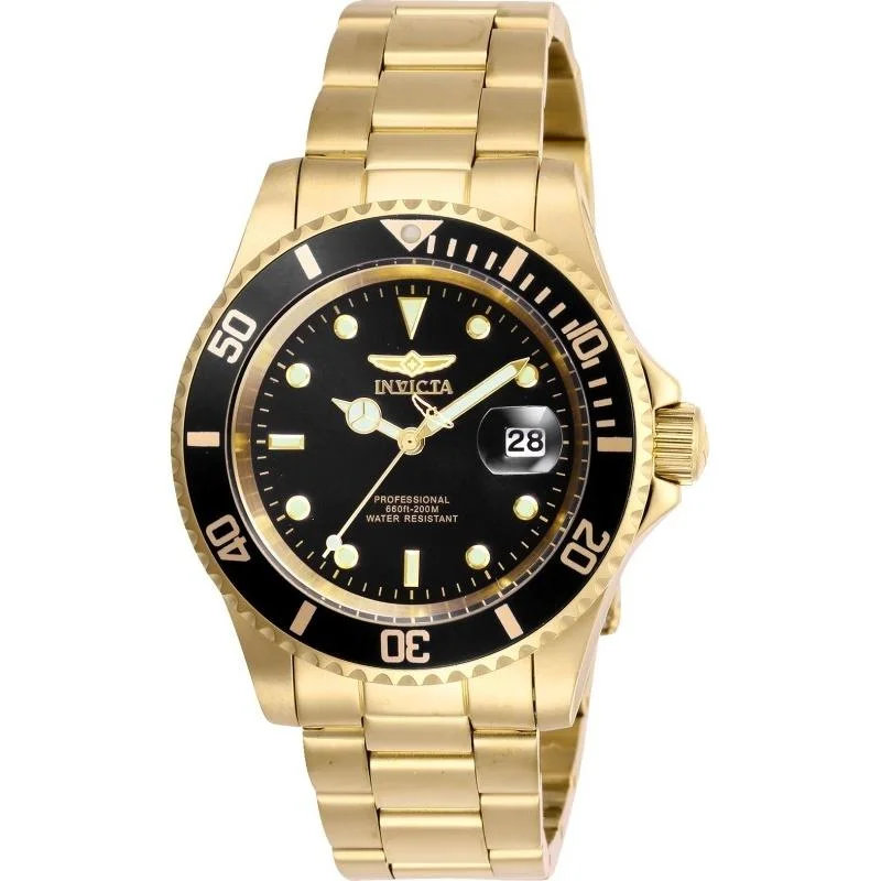 Men's dress watches with slim profile Invicta Men's 26975 Pro Diver Gold-Tone Stainless Steel Watch Men's dress watches with slim profile Invicta Men's 26975 Pro Diver Gold-Tone Stainless Steel Watch