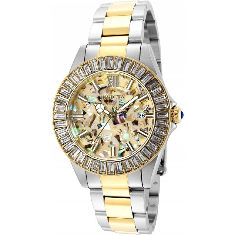 Watches made for exclusive collectors Invicta Women's Quartz Watch - Angel Mother Of Pearl Dial Two Tone Bracelet | 36975 Watches made for exclusive collectors Invicta Women's Quartz Watch - Angel Mother Of Pearl Dial Two Tone Bracelet | 36975