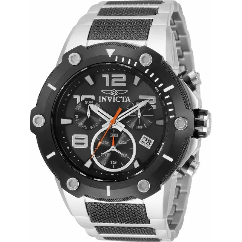women’s watches with interchangeable bands Invicta Men's Chronograph Watch - Speedway Black Dial Two Tone Steel Bracelet | 33283 women’s watches with interchangeable bands Invicta Men's Chronograph Watch - Speedway Black Dial Two Tone Steel Bracelet | 33283